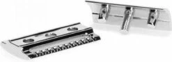 Muhle Double Edge Safety Razor Klassiek Scheermes - Chroom - Dichte Kam -Verzorgingsproductenwinkel 1200x436