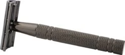 Safety Razor Scheermes + 20 Scheermesjes - Aluminium - Antraciet - Double Blade -Verzorgingsproductenwinkel 1200x530 1