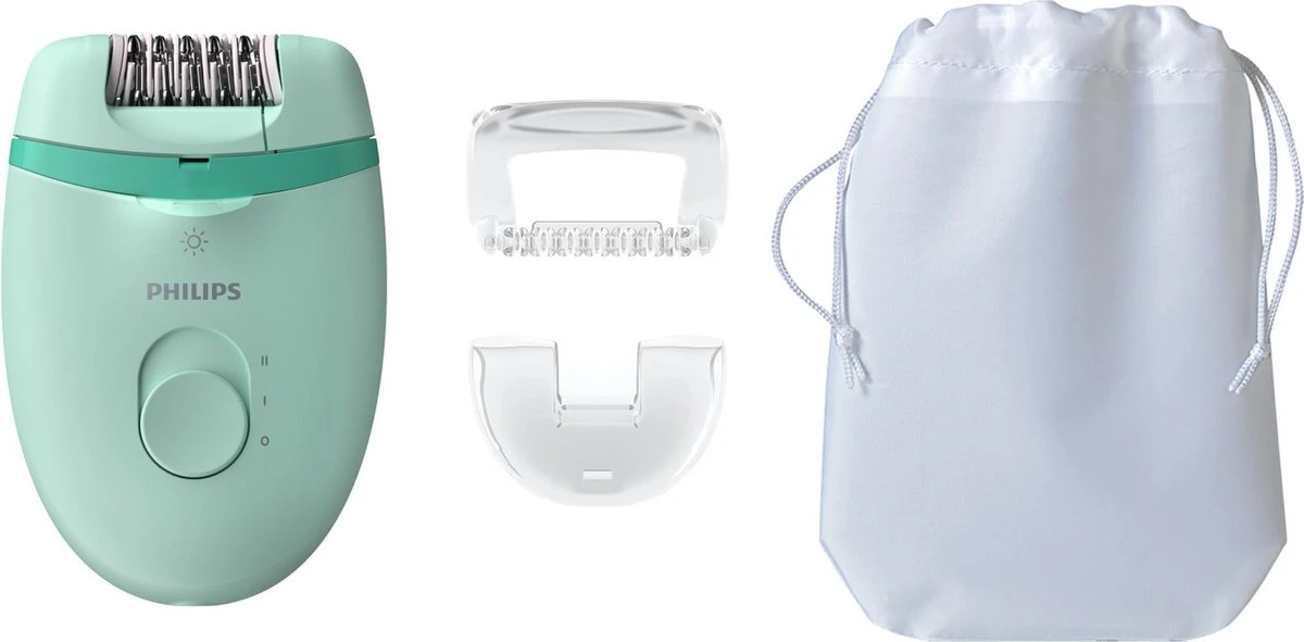 Philips Satinelle Essential BRE265/00 - Epilator - Mintgroen 1 Philips Satinelle Essential BRE265/00 - Epilator - Mintgroen