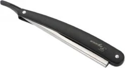 Merkloos Barbiersmes - Kappersmes - Open Scheermes - Klapmes - Shavette - Scheermes (Incl. 1 X Derby Professional Single Edge Mesje)