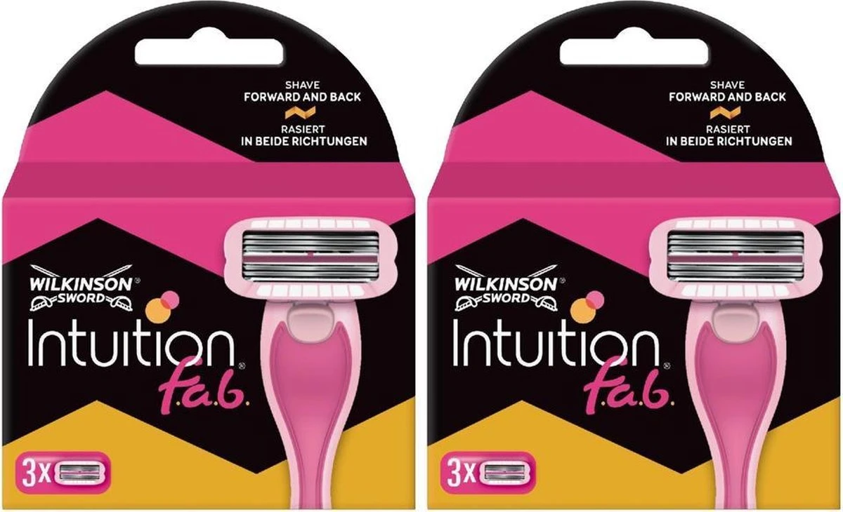 Wilkinson Scheermesjes Intuition F.a.b. - 6 Mesjes (2x3) 1 Wilkinson Scheermesjes Intuition F.a.b. - 6 Mesjes (2x3)