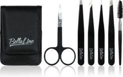 Pincet - 6 Delige Pincet Set - Bellaline - Pincet Epileer - Pincet RVS - Manicure Set - Ontharen - Pincetten - Pincet Splinter - Eyebrow - Tweezer - Epileren - Ontharing - Pincetset - Pincet Hobby - Tweezers
