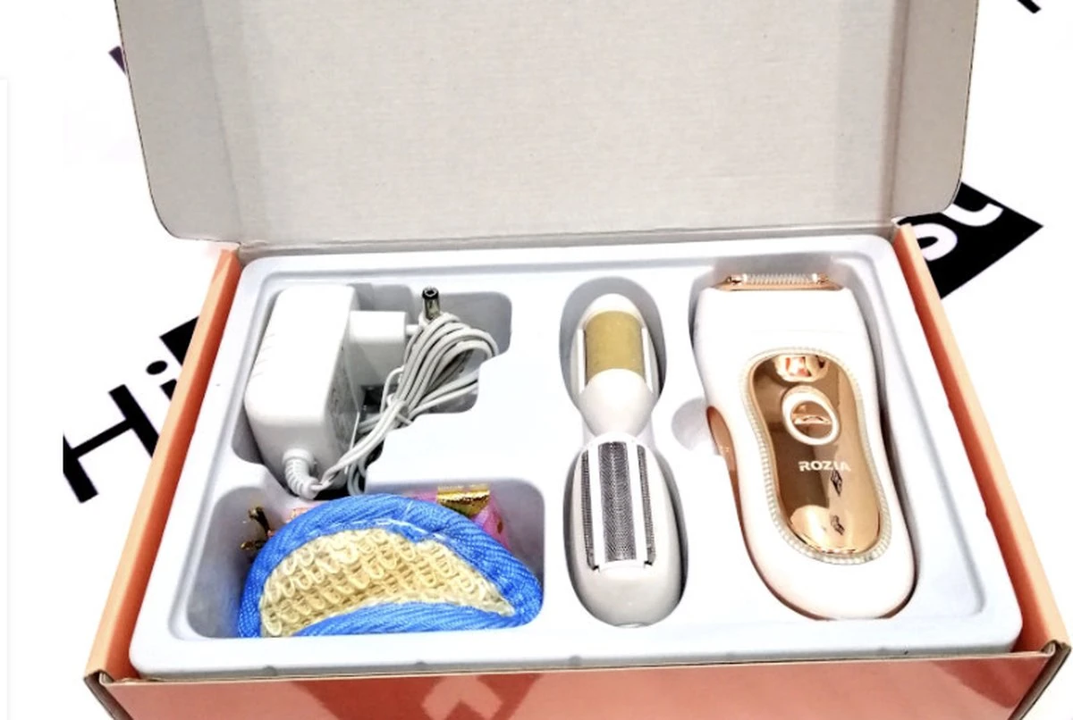 Rozia 3 In 1 Epilator - Electrisch Voet Vijl - Body Groomer - Shave - Scheerapparaat - Epileerapparaat - Vrouw - Epilator Gezicht - Epileerapparaat Dames - Gezichtsepilator - Epileer - Dames - Epileren - Cadeau - Trimmer 3 Rozia 3 In 1 Epilator - Electrisch Voet Vijl - Body Groomer - Shave - Scheerapparaat - Epileerapparaat - Vrouw - Epilator Gezicht - Epileerapparaat Dames - Gezichtsepilator - Epileer - Dames - Epileren - Cadeau - Trimmer - Afbeelding 3