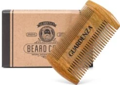 Guardenza Baardkam - Antistatisch Sandelhout - Om Baardolie Of Baarbalsem Goed Te Verdelen