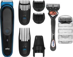 Braun MGK5245 7-in-1 Trimmer Baardtrimmer Voor Mannen - Gezichts- En Haartrimmer - Zwart/Blauw -Verzorgingsproductenwinkel 1200x932 2