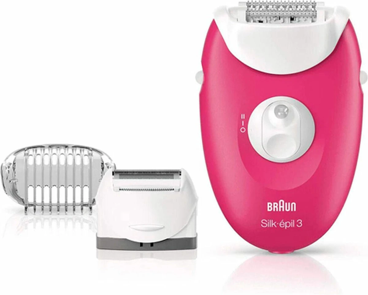 Braun Silk-épil 3 3-410 - Elektrische Epilator Voor Dames - Roze/wit 15 Braun Silk-épil 3 3-410 - Elektrische Epilator Voor Dames - Roze/wit - Afbeelding 15