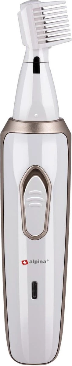 Alpina Ladyshave - Scheerapparaat Vrouwen - 4-in-1 - Lichaam En Gezicht - Incl. Wenkbrauwtrimmer - USB Oplaadbaar 5 Alpina Ladyshave - Scheerapparaat Vrouwen - 4-in-1 - Lichaam En Gezicht - Incl. Wenkbrauwtrimmer - USB Oplaadbaar - Afbeelding 5