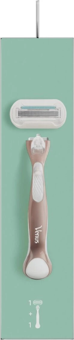 Gillette Venus Deluxe Smooth Sensitive - Scheersysteem Voor Vrouwen - RoseGold - 1 Handvat - 1 Navulmesje - 1 Scheermesje -Verzorgingsproductenwinkel 264x1200 1
