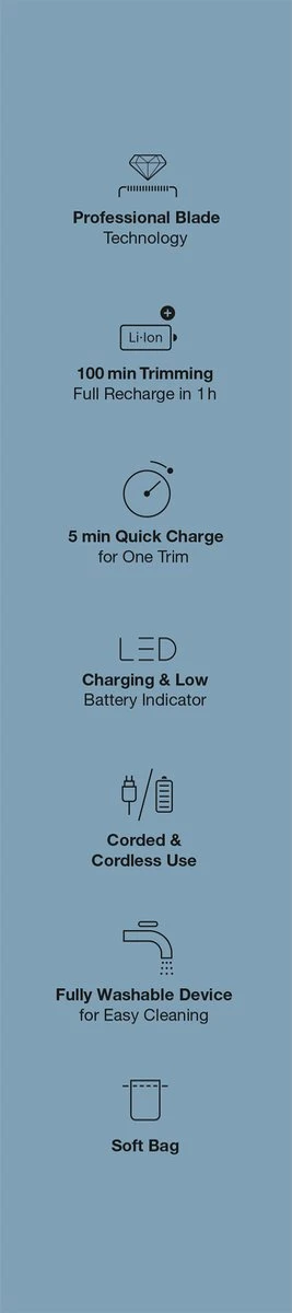 Braun Multigroomer 5 MGK5355 - 7in1 Trimmer Voor Mannen - 5 Opzetstukken 14 Braun Multigroomer 5 MGK5355 - 7in1 Trimmer Voor Mannen - 5 Opzetstukken - Afbeelding 14