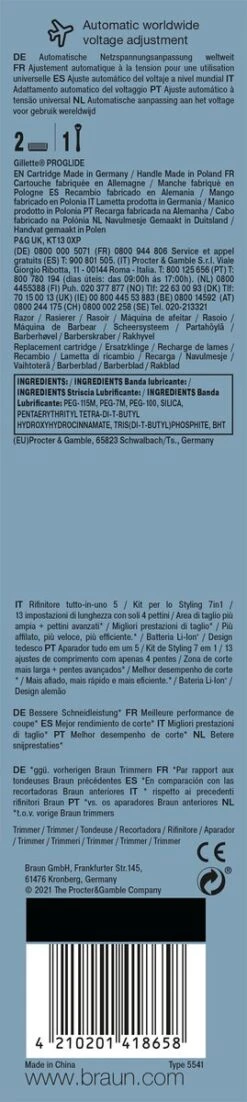 Braun Multigroomer 5 MGK5355 - 7in1 Trimmer Voor Mannen - 5 Opzetstukken 27 Braun Multigroomer 5 MGK5355 - 7in1 Trimmer Voor Mannen - 5 Opzetstukken -Verzorgingsproductenwinkel 269x1200