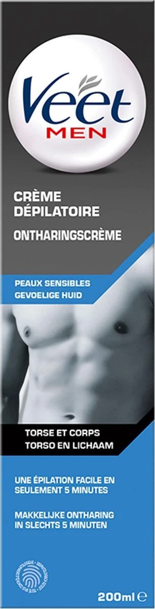 Veet - Men - Ontharingscrème - Gevoelige Huid - 2 X 200 Ml 12 Veet - Men - Ontharingscrème - Gevoelige Huid - 2 X 200 Ml - Afbeelding 12
