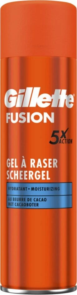 Gillette® Gillette Fusion5 Ultra Moisturizing Scheergel Mannen - 6x200ml Voordeelverpakking -Verzorgingsproductenwinkel 315x1200 1