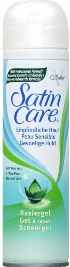 Gillette Venus Satin Care Gevoelige Huid Scheergel Vrouwen - 6x200ml Voordeelverpakking 5 Gillette Venus Satin Care Gevoelige Huid Scheergel Vrouwen - 6x200ml Voordeelverpakking -Verzorgingsproductenwinkel 316x1200