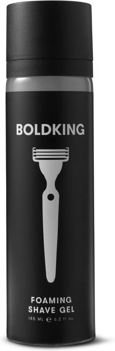 Boldking Foaming Shaving Gel - Scheergel / Scheerschuim Voor Mannen - 185 Ml - 1 Stuk 1 Boldking Foaming Shaving Gel - Scheergel / Scheerschuim Voor Mannen - 185 Ml - 1 Stuk