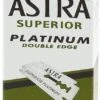 Astra Razor Blade Scheermesjes Mannen - 100st - Double Edge Scheermesjes - Shavette - Voor Gezicht - Safety Razor Blades