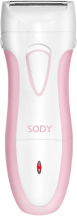 SODY 9008 Waterdicht Ladyshaver + Incl. Precisietrimmer -Scheerapparaat - Snel En Pijnloos Van Ongewenste Haren Af. Gezicht -Wenkbrauw Trimmer Inclusief Batterijen.