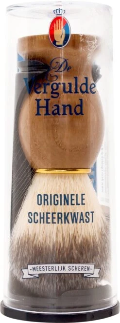 Vergulde Hand Scheerkwast - Voor Kappers -Verzorgingsproductenwinkel 448x1200