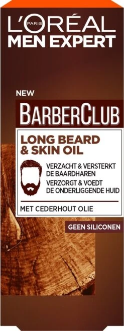 L’Oréal Paris Men Expert L'Oréal BarberClub Long Beard & Skin Oil Baardolie - 30 Ml -Verzorgingsproductenwinkel 451x1200 1