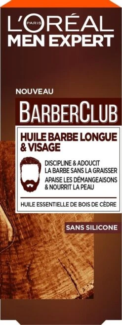 L'Oréal Paris Men Expert BarberClub Baardolie - Voor Lange Baard En Huid - 6 X 30 Ml - Multiverpakking -Verzorgingsproductenwinkel 451x1200 2