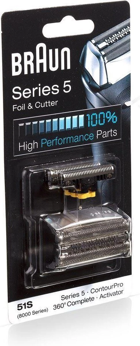 Braun Combipack 51S Folie En Messenblok - Vervangend Scheerblad 10 Braun Combipack 51S Folie En Messenblok - Vervangend Scheerblad - Afbeelding 10