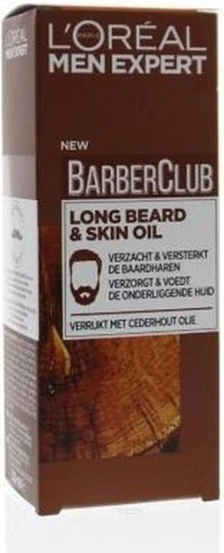 L’Oréal Paris Men Expert L'Oréal BarberClub Long Beard & Skin Oil Baardolie - 30 Ml -Verzorgingsproductenwinkel 487x1200 2