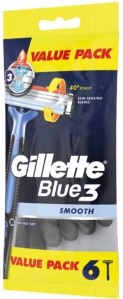 Gillette® Gillette Blue3 Smooth 4+2 Stuks -Verzorgingsproductenwinkel 496x1200 1