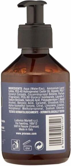 Proraso - Baard Shampoo - Azur Lime - 200ml -Verzorgingsproductenwinkel 515x1200 2