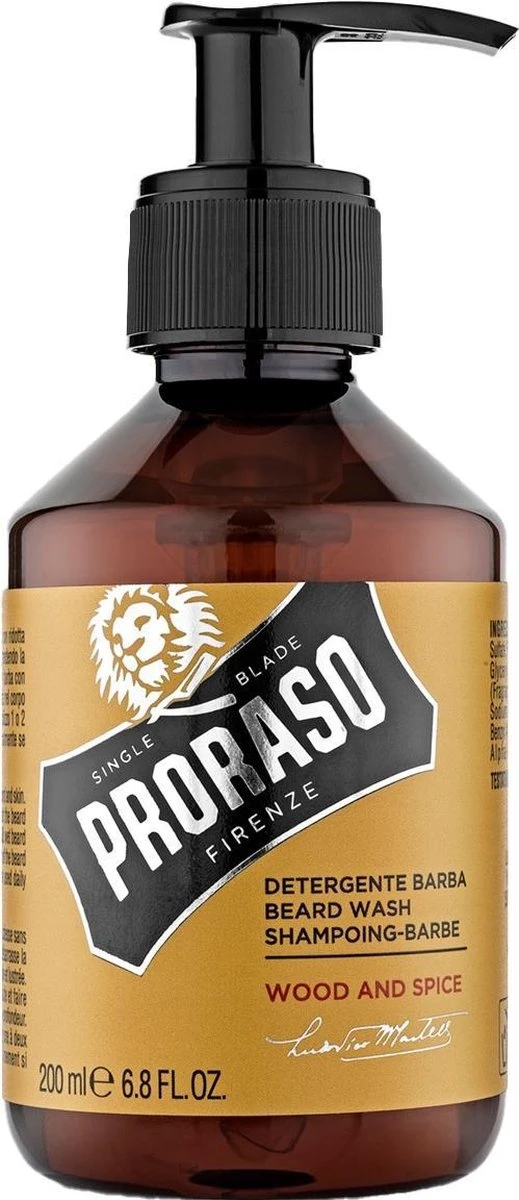 Proraso Beard Wash Wood And Spice 200ml 8 Proraso Beard Wash Wood And Spice 200ml - Afbeelding 8