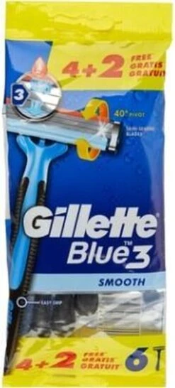 Gillette® Gillette Blue3 Smooth 4+2 Stuks -Verzorgingsproductenwinkel 543x1200 1