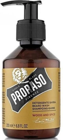 Proraso Beard Wash Wood And Spice 200ml 18 Proraso Beard Wash Wood And Spice 200ml -Verzorgingsproductenwinkel 544x1200