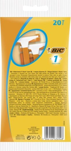 BIC 1 Sensitive Wegwerp Scheermesjes Pak Van 20 Stuks 13 BIC 1 Sensitive Wegwerp Scheermesjes Pak Van 20 Stuks -Verzorgingsproductenwinkel 567x1200 1