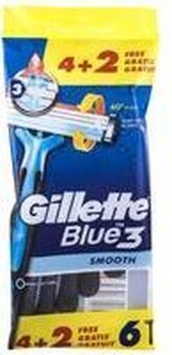 Gillette® Gillette Blue3 Smooth 4+2 Stuks -Verzorgingsproductenwinkel 584x1200
