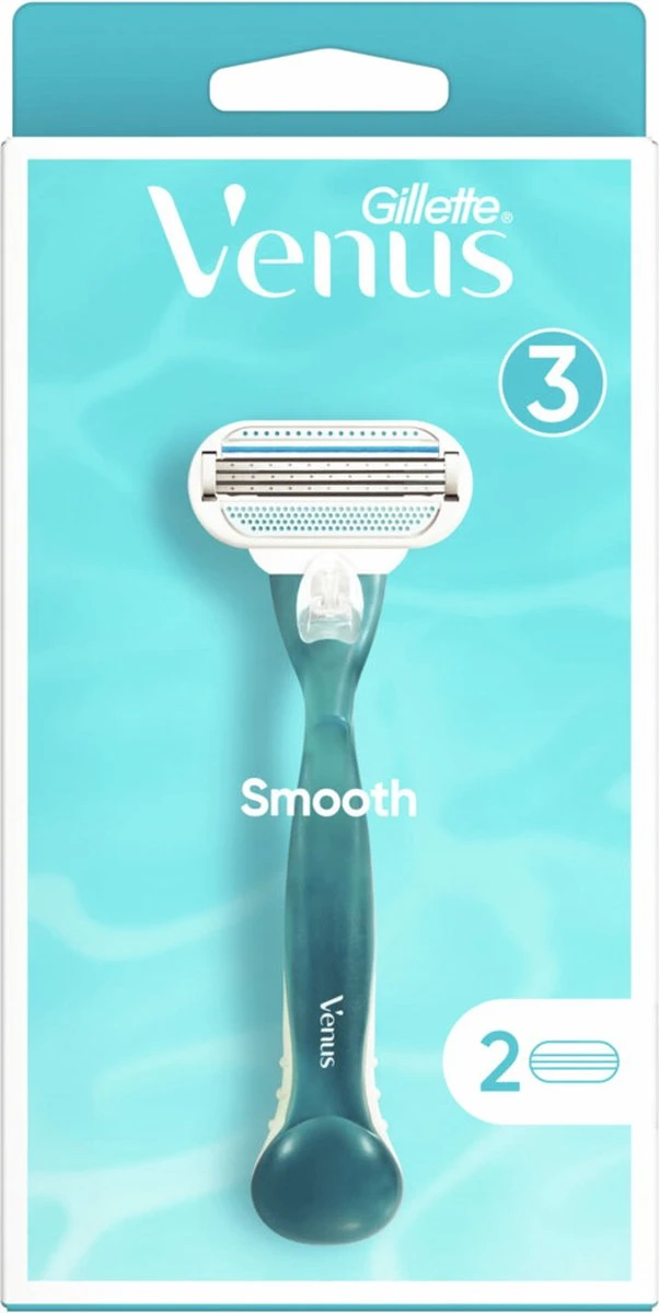Gillette Venus Smooth Scheersysteem Voor Vrouwen + 1 Navulmesje - Scheermes 2 Gillette Venus Smooth Scheersysteem Voor Vrouwen + 1 Navulmesje - Scheermes - Afbeelding 2