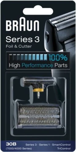 Braun Series 3 30B Foil Zwart - Vervangend Scheerblad