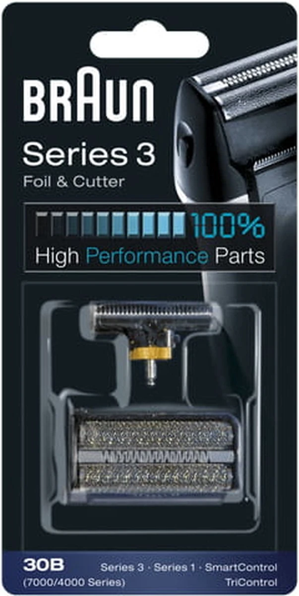 Braun Series 3 30B Foil Zwart - Vervangend Scheerblad 1 Braun Series 3 30B Foil Zwart - Vervangend Scheerblad
