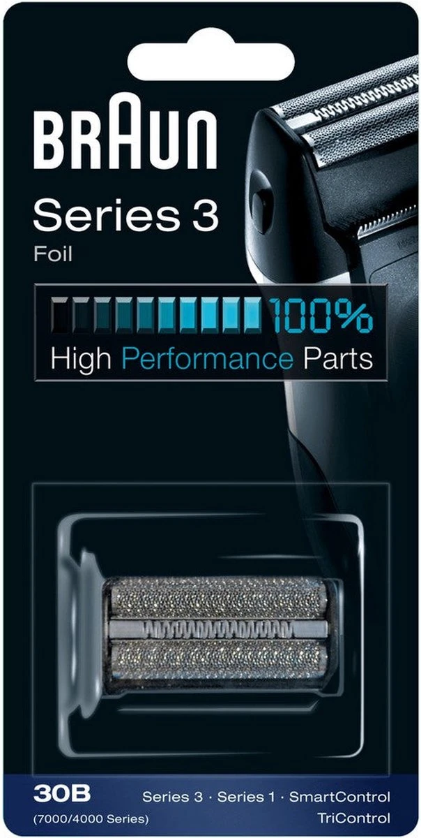 Braun Series 3 30B Foil Zwart - Vervangend Scheerblad 10 Braun Series 3 30B Foil Zwart - Vervangend Scheerblad - Afbeelding 10