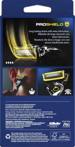 Gillette® Gillette ProShield Scheersysteem Voor Mannen – 1 Scheersysteem En 1 Scheermesje -Verzorgingsproductenwinkel 609x1200 3