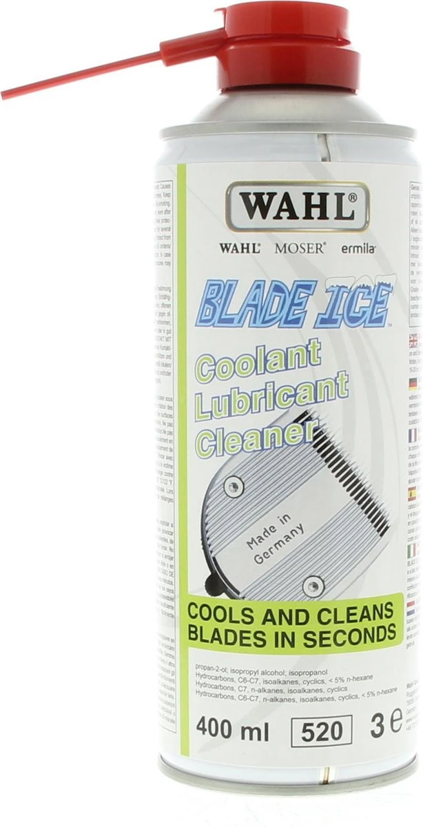 Moser Wahl Blade Ice Spray - 400 Ml 4 Moser Wahl Blade Ice Spray - 400 Ml - Afbeelding 4