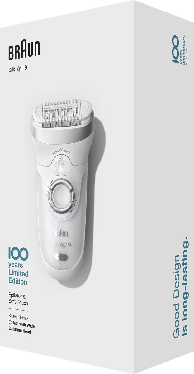 Braun Silk-épil 9 Voor Vrouwen, Design Editie Met Reisetui - Wit 9 Braun Silk-épil 9 Voor Vrouwen, Design Editie Met Reisetui - Wit - Afbeelding 9