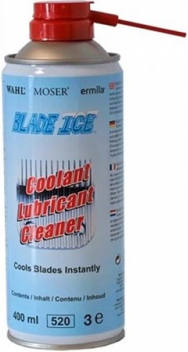 Moser Wahl Blade Ice Spray - 400 Ml 6 Moser Wahl Blade Ice Spray - 400 Ml - Afbeelding 6