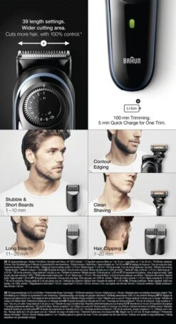 Tondeuse - Braun BT5340 - Zwart -Verzorgingsproductenwinkel 652x1200 7