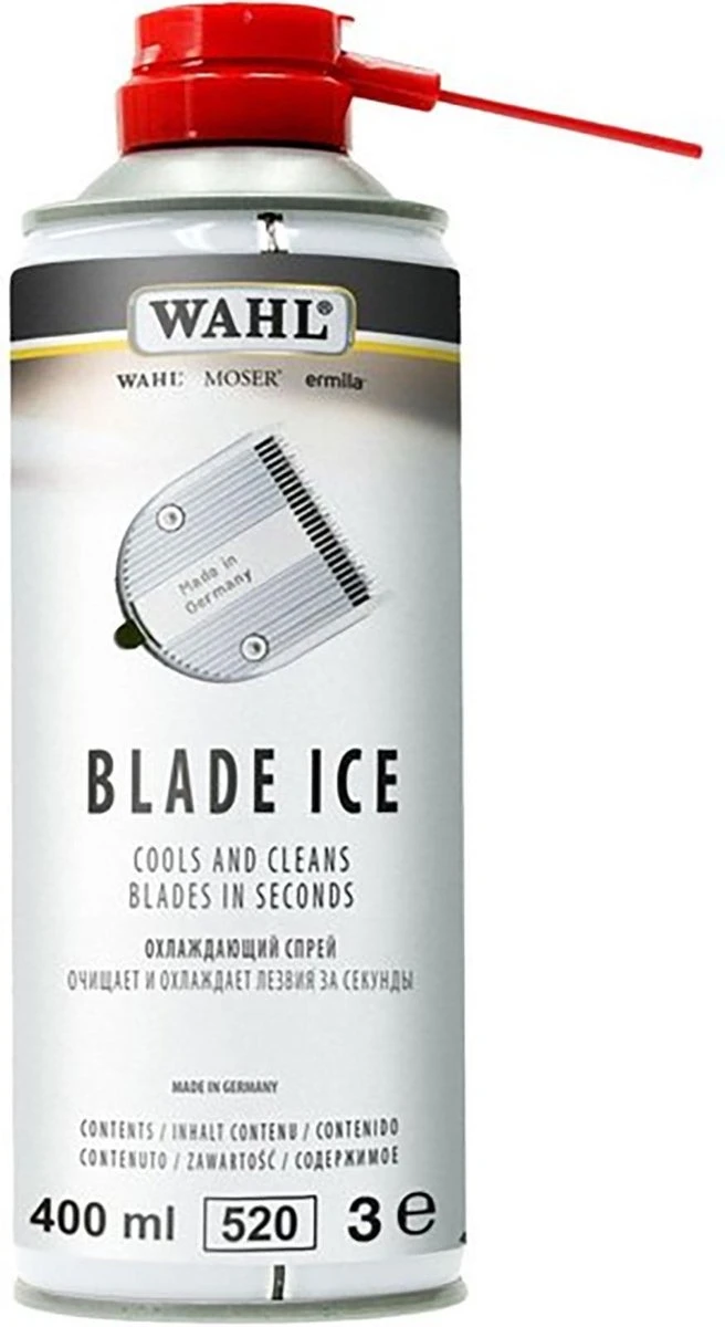 Moser Wahl Blade Ice Spray - 400 Ml 2 Moser Wahl Blade Ice Spray - 400 Ml - Afbeelding 2