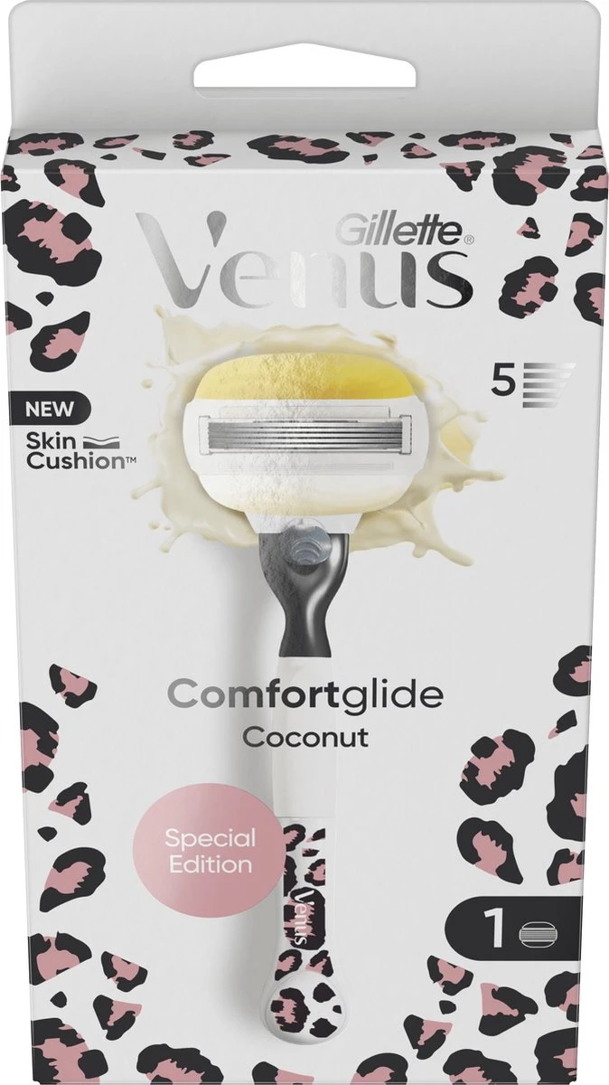 Gillette Venus Comfortglide Leopard - Voor Een Gladde Scheerbeurt - 1 Handvat - 1 Navulmesje 3 Gillette Venus Comfortglide Leopard - Voor Een Gladde Scheerbeurt - 1 Handvat - 1 Navulmesje - Afbeelding 3