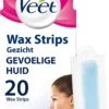 Veet - Ontharingsstrips - Gezicht - Gevoelige Huid - 20 Stuks