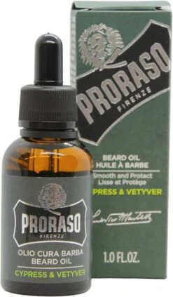 Proraso Beard Oil Cypress And Vetyver 30 Ml. -Verzorgingsproductenwinkel 701x1200