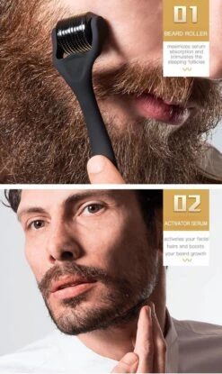 Baardgroei Kit - Beard Grow - Baardgroei Set - Baardgroei Olie - Dermaroller - Baardkam - Baardhaar - Haargroei Set - Baard Verzorging Set - Baardverzorging -Verzorgingsproductenwinkel 715x1200 1
