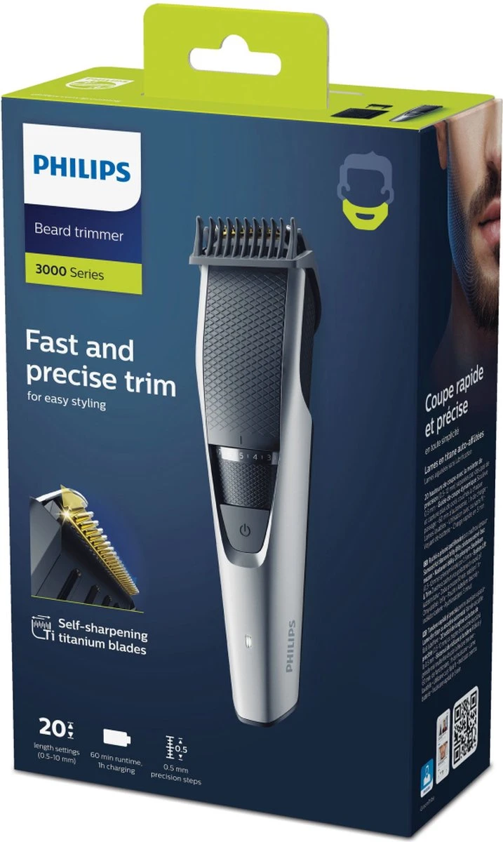 Philips 3000 Series BT3222/14 - Baardtrimmer 2 Philips 3000 Series BT3222/14 - Baardtrimmer - Afbeelding 2