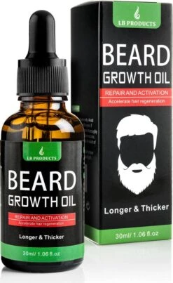 LB Products™ Baardgroei Olie - Baardolie - Baard Groei Middel - Baardhaar - Baardgroei Stimuleren - Versnellen 30 Ml