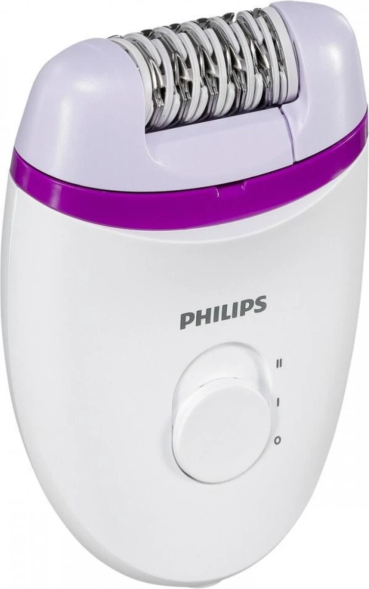 Philips Satinelle Essential BRE225/00 Epileerapparaat Paars, Wit 2 Philips Satinelle Essential BRE225/00 Epileerapparaat Paars, Wit - Afbeelding 2