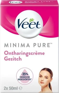 Veet - Minima - Ontharingscrème - Gezicht - 2 X 50 Ml